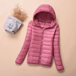 Autumn Winter New Parkas Down Coat Women's Short Stand-UP Collar Hooded Warm Cotton Padded Jacket Large Size Outcoat Female Tops