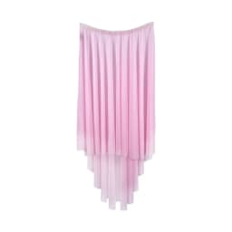 Women Pull on Elastic Waist Ballet Wrap Skirt Swing Asymmetrical Sheer Dance Skirts High Low Tulle Irregular Dancewear Women