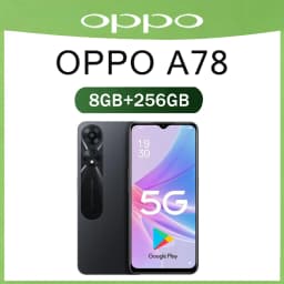 OPPO A78 6.56" Screen 5G LTE Smartphone 8GB+256GB 50MP AI Camera 5000mAh Big Battery 2026 Newest Dual SIM Android Mobile Phone