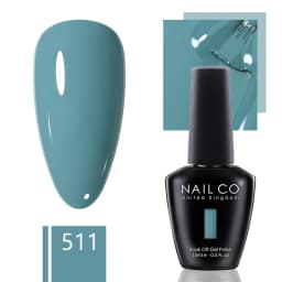 NAILCO 15ml Gel Nail Polish Semipermanente Varnishes Lacquer Esmalte Black White Color UV Lakiery Hybrydowe Vernis Gellak Polish