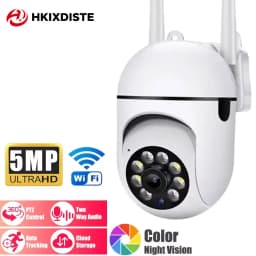 MIni 5MP Wifi Camera Indoor 360 PTZ Pet Baby Monitor IR Night Vision Ai Detect P2P Surveillance IP Cameras With Cam720 APP