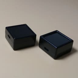 10pcs Square Gemstone Box Diamond Jewelry Display Box Loose Ring Holder Display Case Gem Coin Showcase Container White Black
