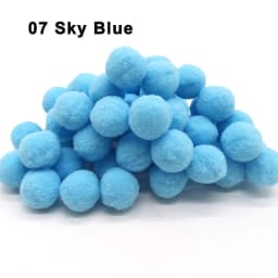 Mini Fluffy Soft Pom Poms 8/10/15/20/25/30mm Pompoms Ball Handmade Kids Toys Wedding Christmas Decor DIY Sewing Craft Supplies