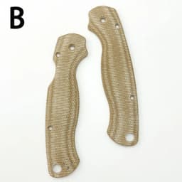 1pair Micarta Blade Handle Patch for Spider Para2 C81 Knife Folding Knife Patch Material DIY Accessories