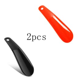 New 16CM Portable Mini Professional Shoe Horn Durable Plastic Spoon Shaped Children Shoe Changing Assistant Flexible Shoe Lifter