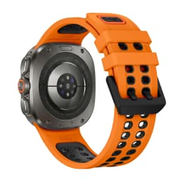 Two-tone Silicone Strap For Samsung Galaxy Watch Ultra 2025 Outdoor Sports Breathable Bracelet Correa for Galaxy Watch Ultra 2