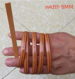 10 Meters PE Gradient Flat Synthetic Rattan Material Roll Handmade Weaving Rope Repair Furniture Bed Sofa Chair Table Basket
