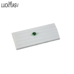 PU Leather Bare Stone Gemstone Jewelry Box Magnet Stone Storage Display Box Gem Display Counter Exhibition Lid V Groove Box