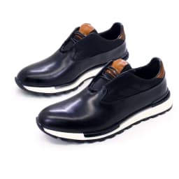Genuine Handmade Men's Leather Shoes Comfortable Smooth Casual Sneakers Men's Office Dating Street Walking Men's Shoes