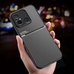 For Xiaomi Redmi 12C Case Magnetic Car Holder Leather Phone Cases For Redmi 12 C C12 Redmi12C 4G 2023 6.71" Soft Back Cover