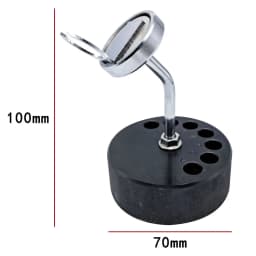 Oxygen Torch Stand Holder Adjustable Welding Burner Base Durable Magnetic Bench Mount Bracket Professional Jewelry Tools