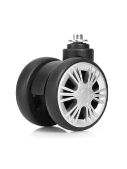 GUGULUZA 1/2Pcs STLN-5 Trolley Caster Luggage Replacement Wheels Travel Suitcase Wheel Double Row 360° Spinner Repairing Casters