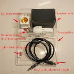 Little Garden Spectrometer, DIY Spectrometer, Measure LED, Laser, Absorption Spectrum, Based on Theremino