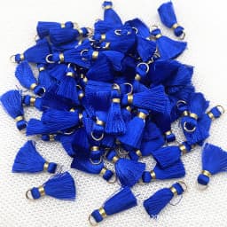 100/50Pcs 20mm Mini Metal Hanging Ring Tassel Trim Pendant DIY Craft Jewelry Handmade Earrings Decor Materials Fringe Trim