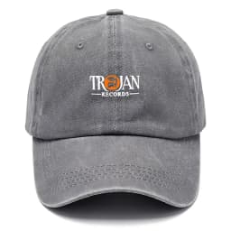 Trojan Warrior Vintage Washed Cotton Baseball Cap Distressed Retro Style Adjustable Snapback Hat Unisex Casual Streetwear Cap