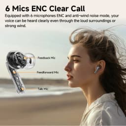 QCY MeloBuds Pro ANC Wireless Earphones 46dB Active Noise Cancellation Earbud Bluetooth 5.3 Hi-Res Audio with LDAC Headphones
