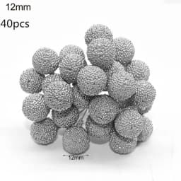 Artificial Foam Stamen Fruit Berry Gold Silver Red cherry pearlescent stamen wedding Christmas decor DIY gift box Wreaths