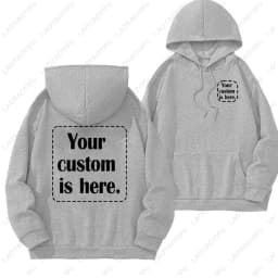 2026 Men Women Casual Custom Printed Text DIY Hoodie Customized Personalized Hoody Custom Hoodies Text Sweatshirt Men Clothing
