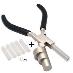 Wire Bending Pliers Multi-Size 13 17&22mm Barrels Stainless Steel Jaws,Grip Handle ,Wrapping Tool For Jewelry Making