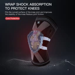 1PC Adjustable Knee Brace Open Patella Knee Support for Men Women Breathable Knee Wrap for Sports Running Fitness