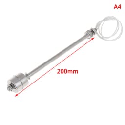 30Styles 45-400mm Stainless Steel Float Switch Tank Liquid Water Level Sensor Double Ball Switch Tank Pool Flow Sensors Float