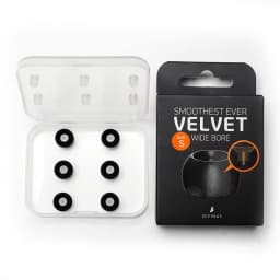 ELOIT/DIVINUS Velvet Wide Bore Silicone Earphone Eartips For 4-6mm Nozzle, Soft Deeply Ear Tips For Earbuds Tanchjim 4U,Davinci