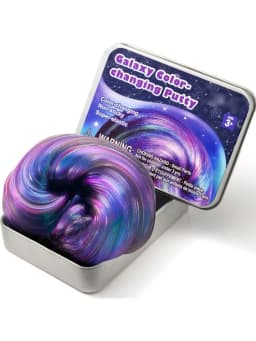 Galaxy Color Changing Putty Therapy Putty Fidget Toys Adults Squishy Sensory Toys Anxiety Stress Relief Gifts for Adults
