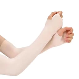 Long Gloves Sun UV Protection Hand Protector Cover Arm Sleeves Summer Ice Silk Sunscreen Outdoor Arm Warmer Half Finger Sleeves