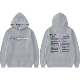 Kai Azer I Love You in Powerless Graphic Sweatshirts Men Women Vintage Hip Hop Classic Hoodie Hot Sale Oversized Hipster Hoodies