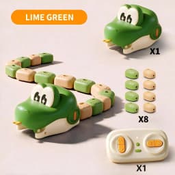 New Electric Remote-Controlled Snake Magnet Car,Parent-Child Interactive MultiPlayer Battle Toy,Christmas Birthday Gift for Kids