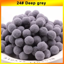 300-30Pcs Multicolor Pompoms Fur Balls Glitter Fluffy Pom Poms Elasticity Pom pom Soft Balls for DIY Crafts 8/10/15/20/25/30mm