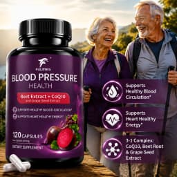 Beet Roots Capsules with CoQ10, Support Blood Pressure, Healthy Blood Circulation & Heart Healthy, Boost Energy Immune System