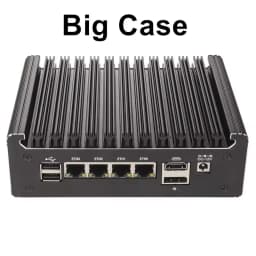 New Solid Fanless Firewall Mini PC Intel N150 N95 4417U 6405U i3-8145U 4x2.5G LANs DDR4 NVMe Type-C Home Server pfSense OPNsense