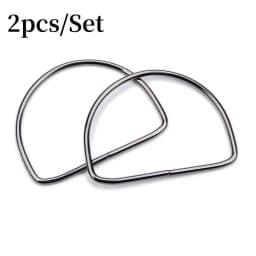 2pcs Metal D-ring Bear Shape Purse Sewing Frame Handles For Diy Bags Purse Handles Replacement Handles For Bag Making Hardware