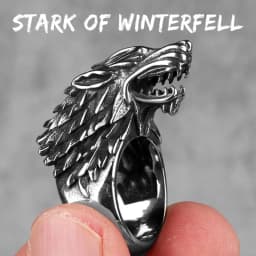 Stainless Steel Animal Men Rings Eagle Dog Dragon Bird Snake Punk Hip Hop Trendy For Male Boy Jewelry Creativity Gift Wholesale