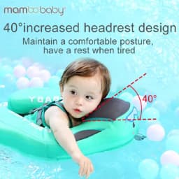 Mambobaby New Non-Inflatable Baby Float Seat Float Baby Ring Pool Toys Fun Accessories Boys Girls General