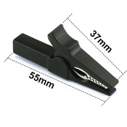 6PCS Crocodile Clips For Electrical Jumpers Insulated Safety Crocodile Clips Copper For Alligator Clip Electrical Tester Clamps