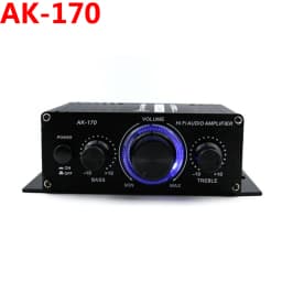 Woopker Sound Amplifier Channel 2.0 HIFI Bluetooth Amp Home Digital Audio 12V3A AK380 AK370 AK280 AK270 AK170 for Car Bass Trebl