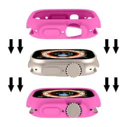 Cover for Apple Watch Ultra2 3 49mm Case All-Round Shockproof TPU Protective Silicone Bumper Scratch-Resistant iwatch ultra 3 49