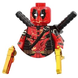 Blind Box Mini Building Blocks TV6207 Figures Big Goblin Spiderman Iron Man Venom Captain Hawk Deadpool Armor Christmas Gift Toy