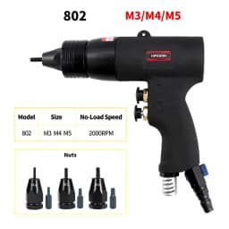 M3 M4 M5 M6 M8 M10 M12 Pneumatic Rivet Gun Kit Blind Automatic Riveting nut tool Air tools Rivnut Pneumatic Rivet Machine