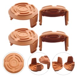 Set Of 4 Replacement Spool Line Cap Covers Compatible With For Worx WG150 WG160 WG163 WG165 WG175 WG180 String Trimmer