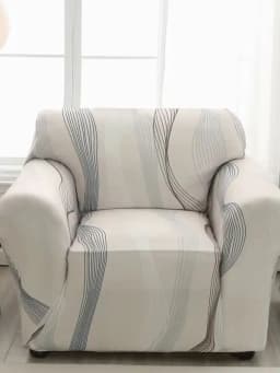 string printed sofa chair slipcovers armchair decoration elastic spandex for living room sofa cover stretch floral printed