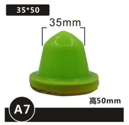 Green Color Non Stick Dust Resistant Anti-static Pad Printing Adhesive Head Pad Rubber Head with Shipping Cost