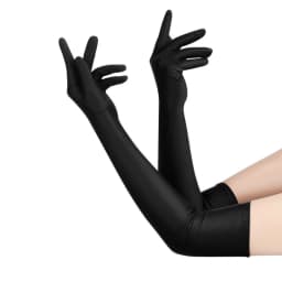 Women Solid Fashion Multicolor Spandex Long Gloves 53cm Wedding Cosplay Masquerade Party Elasticity Accessories Props