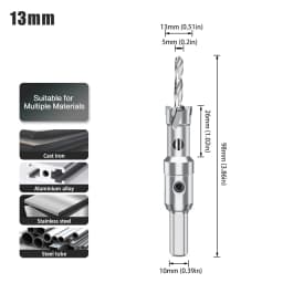 1pc 12-160mm TCT Carbide Hole Saw Drill Bit Hole Saw Cutter For Stainless Steel Metal Alloy Drilling