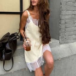 Tuularose Fashion Lace Dresses Summer New Lace Patchwork Sleeveless Backless Dresses Elegant Streetwear Women's Party Dresses