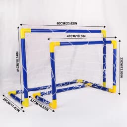  Portable Micro Soccer Goal Set Complete Outdoor Beach Training Equipment with Net Pump Ball Lightweight Indoor Kids Sports Toy