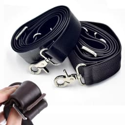 150cm Genuine Leather Shoulder Bag Strap Wide Handbag Belt Adjustable for Men Women Laptop Bags Replacement Handle Accessories