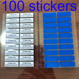 Water Sensitive Sticker Turn Red When Got Wet Device Potential Damage Indicator Warranty Void Instruction Liquid Sensor Label